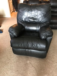 Two leather recliners