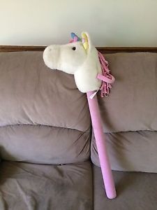Unicorn / horse on a pole