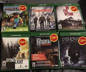 Unopened new xbox one games