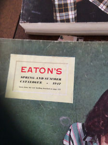 Vintage Eatons and Sears catalogues