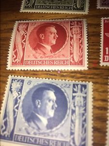 Vintage WWII German unused/used stamps. $5/$10 each