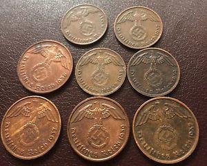 Vintage s German WWII coins $10 each