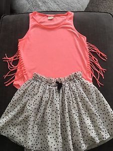 Zara skirt & top size 8-9y