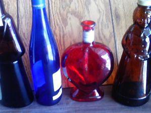 empty liquior bottles