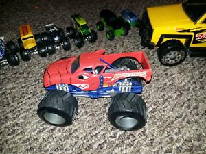 monster trucks & tonka tow truck