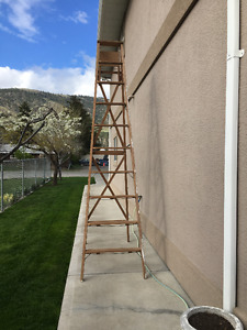 10 foot wooden ladder in great shape