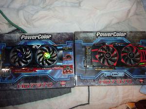 2 Powercolor AMD Radeon HD  Video Cards Used/Good