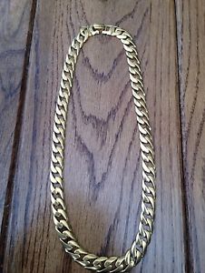 22K Yellow Gold Man's Chain c/w Appraisal