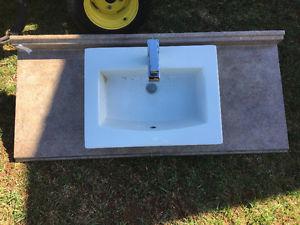 American standard sink Delta tap combo