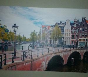 Amsterdam bridge print