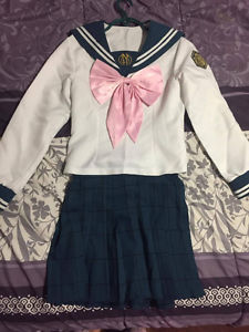 Anime Dangranronpa Cosplay - Sayaka Maizono School Uniform