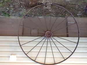 Antique steel wheel for sale