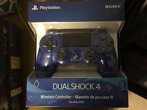 Brand new, blue dual shock controller