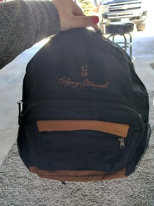 Calgary stampede backpack great condition suede bottom.