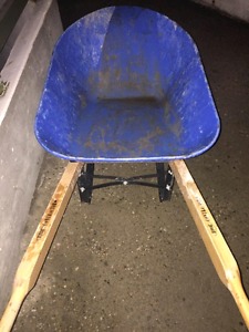 Erie contractor wheel barrel