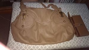 Esprit light brown purse