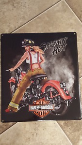 Harley Davidson metal sign