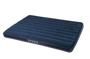 INTEX QUEEN size air mattress and manual pump