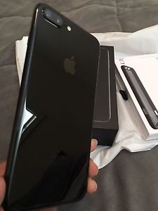 Iphone7 plus jet black unlocked 128 gtb