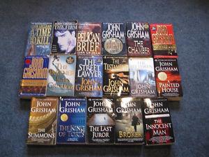 John Grisham books $1 each or $15 for the lot