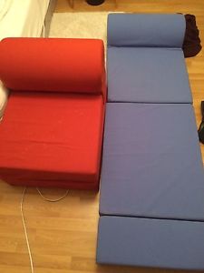 Kids foam chairs / convert in beds!