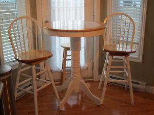 Kitchen table two stools