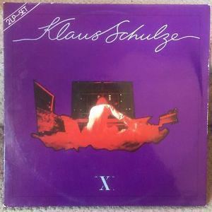 Klaus Schulze-X vinyl double LP. Made in Germany.
