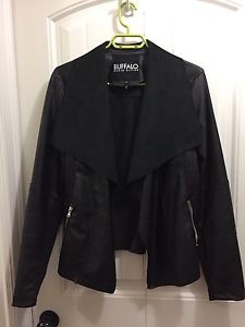 Ladies Black Buffalo leather jacket for sale