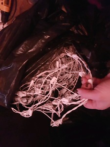 Large bag full of string lights/ white