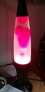 Lava Lamp - Red/Clear