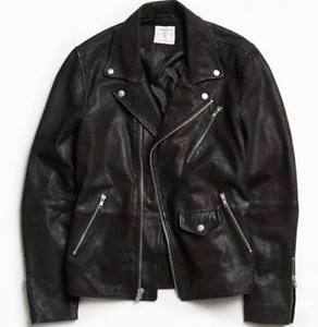 Leather Biker Jacket,,,the real deal!