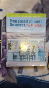 Management of Human Resources: The Essentials Fourth