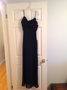 Navy long dress for sale