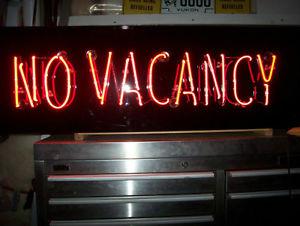 No Vacancy (Neon sign)