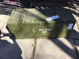 Old army crate