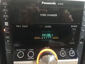 PANASONIC SA-AK450 HIFI 5 CD CHANGER STEREO SYSTEM 460 watts
