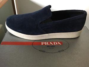 PRADA Blue Suede Shoes!
