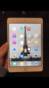 Silver and white iPad 4 mini brand new condition
