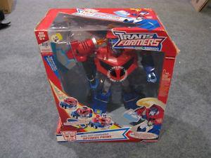 Transformers animated Optimus Prime new in box $60