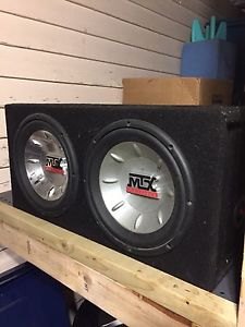 Two 10" MTX in factory box