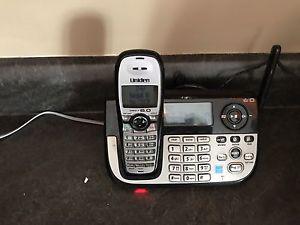 Uniden cordless phone with answering service