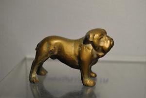 VINTAGE Bronzed Metal Figure Dog