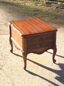 Vintage French Provincial end tables