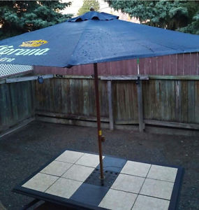 Wanted: Patio Tile Table, Chair and Umbrella Set