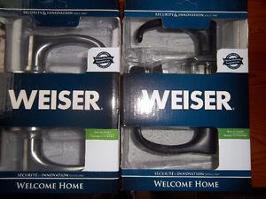 Weiser Hall and Closet Lever Sets - NEW
