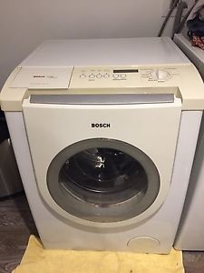 White Bosch washing machine