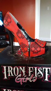 Women's Iron Fist Platform Heels For Sale