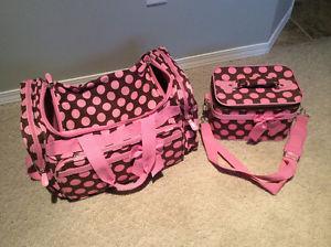 Womens Travel/Make-Up Bag Set