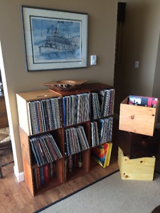 Wooden Record Boxes