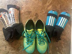 Youth Soccer Cleats & Shin pads